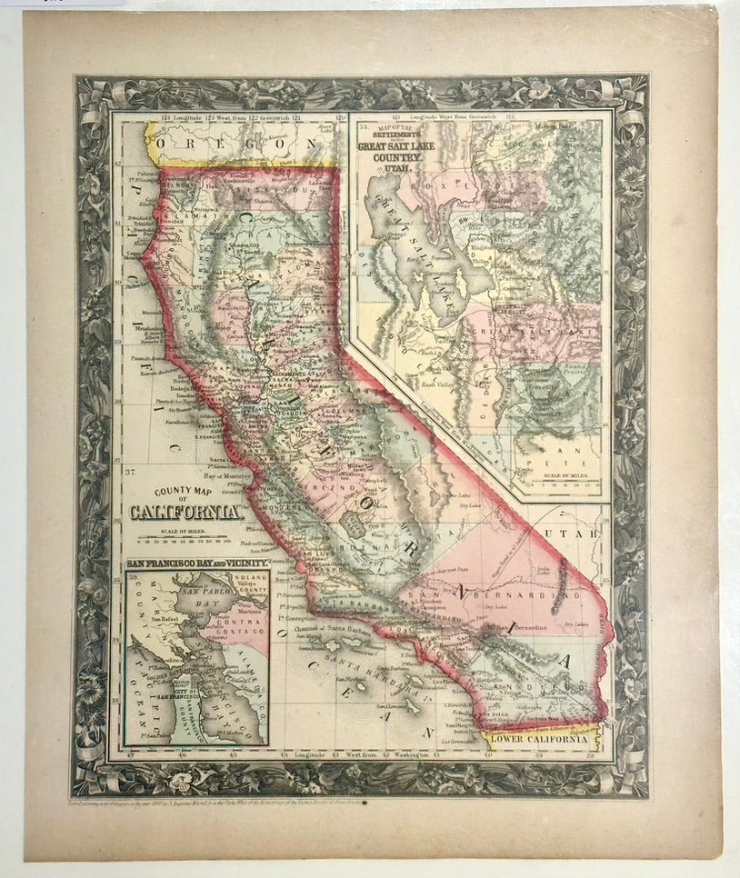 California by Mitchell, 1860