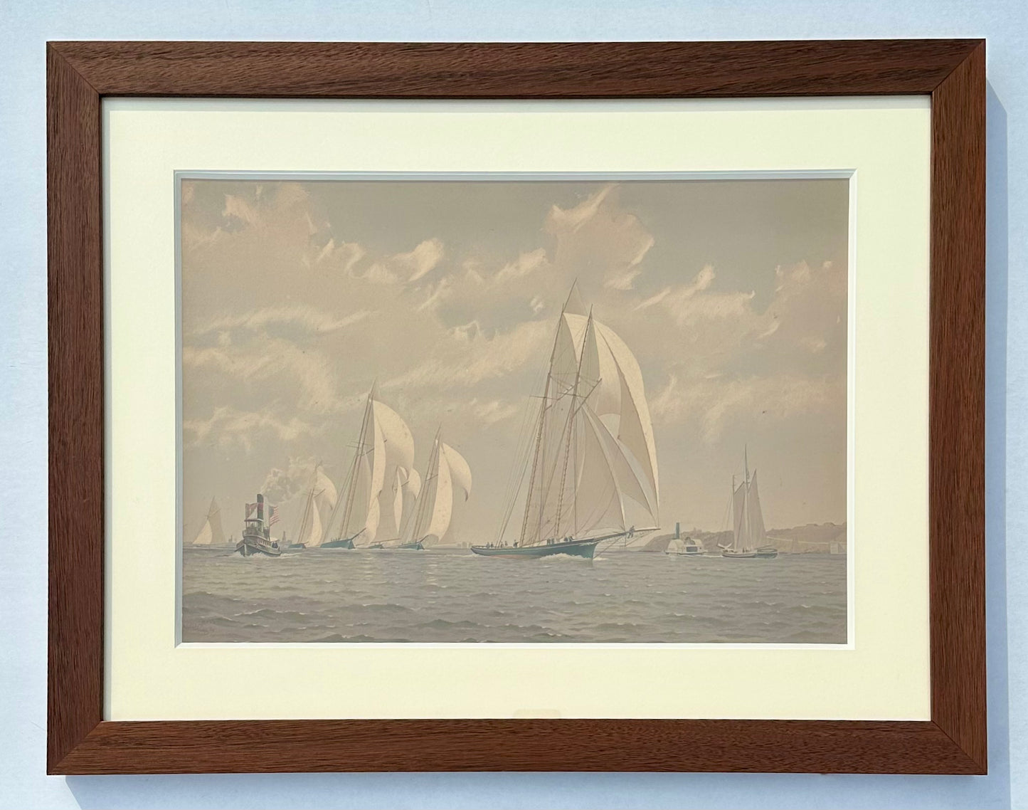 The Finish Off Staten Island by Frederic S. Cozzens, 1884