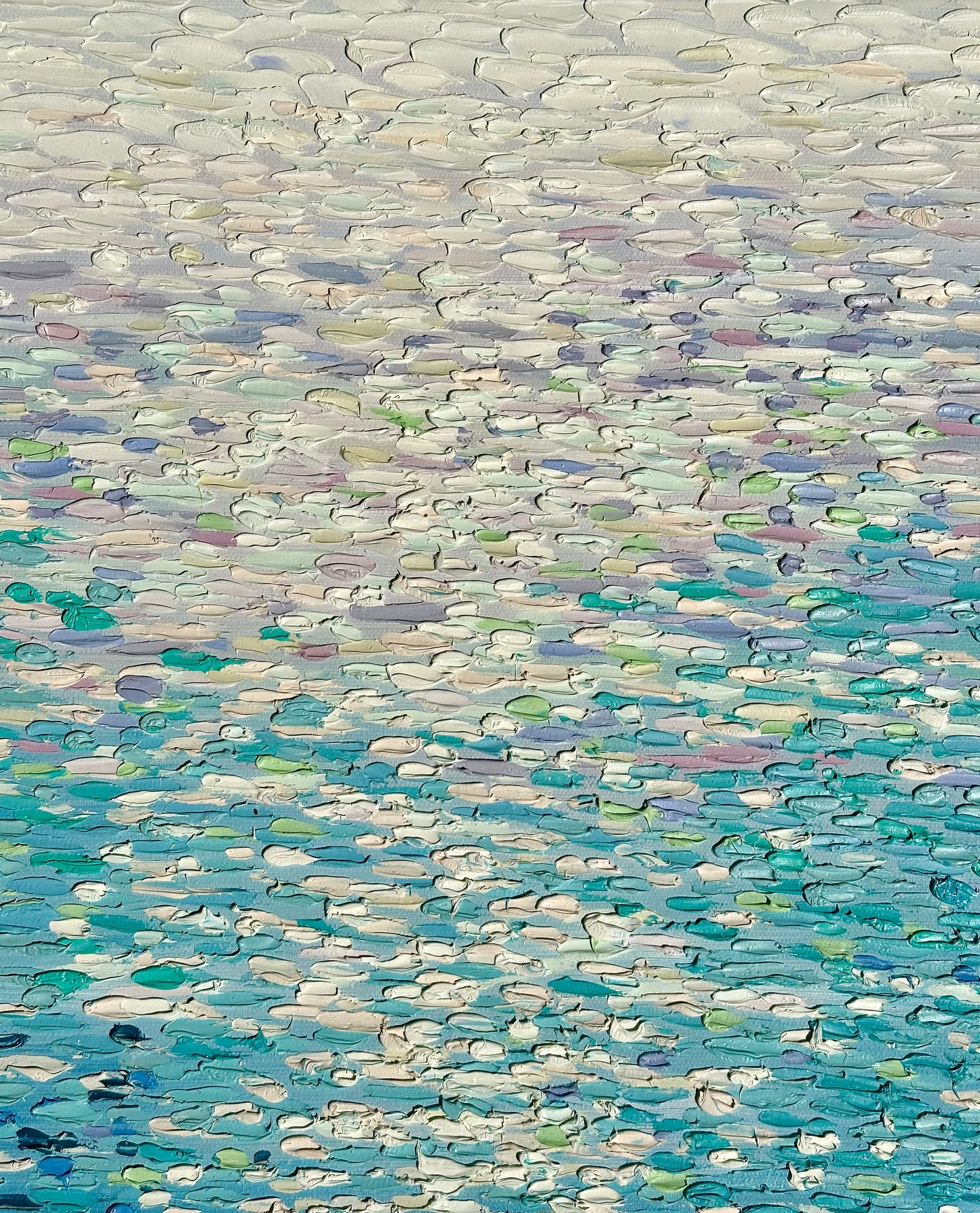 Contemporary Abstract Vibrant Waterscape by Ryan C.