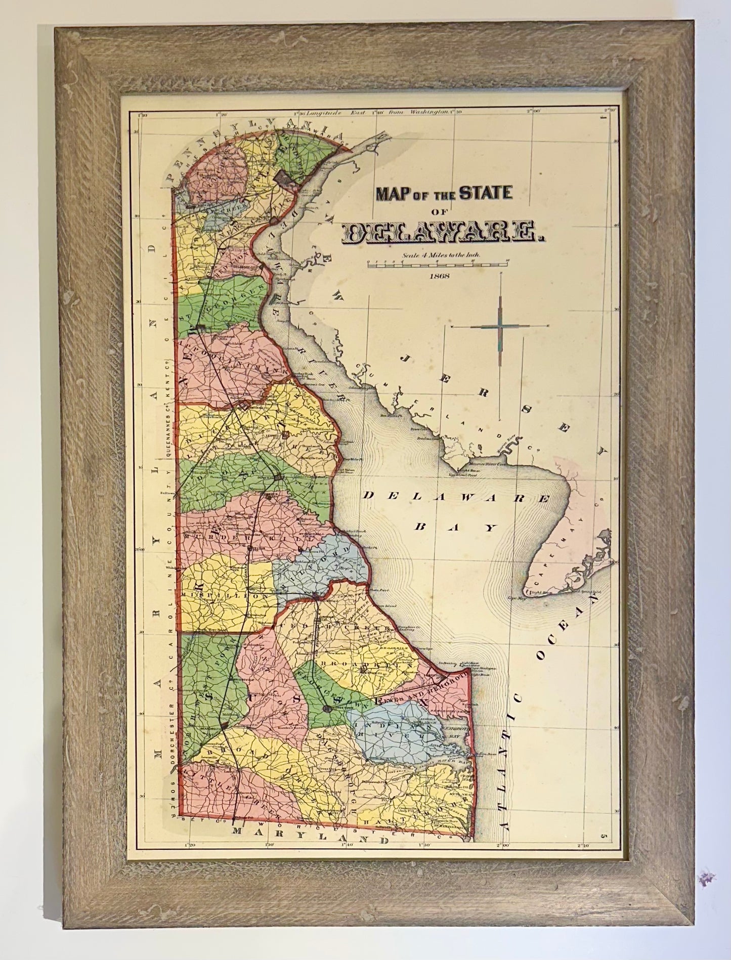 Delaware, after Beers & Pomeroy (framed)