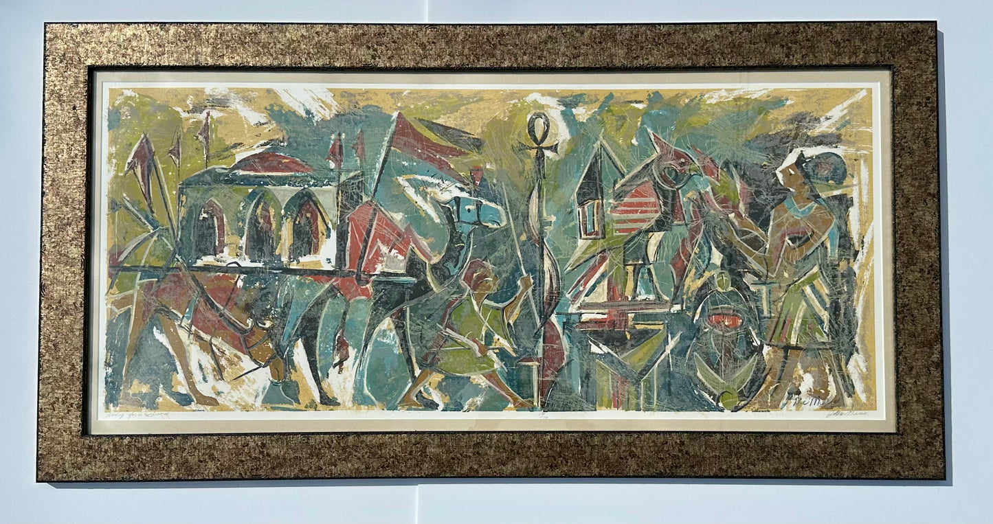 Hodog for a Groom, Lithograph by J. Demerio (Framed)