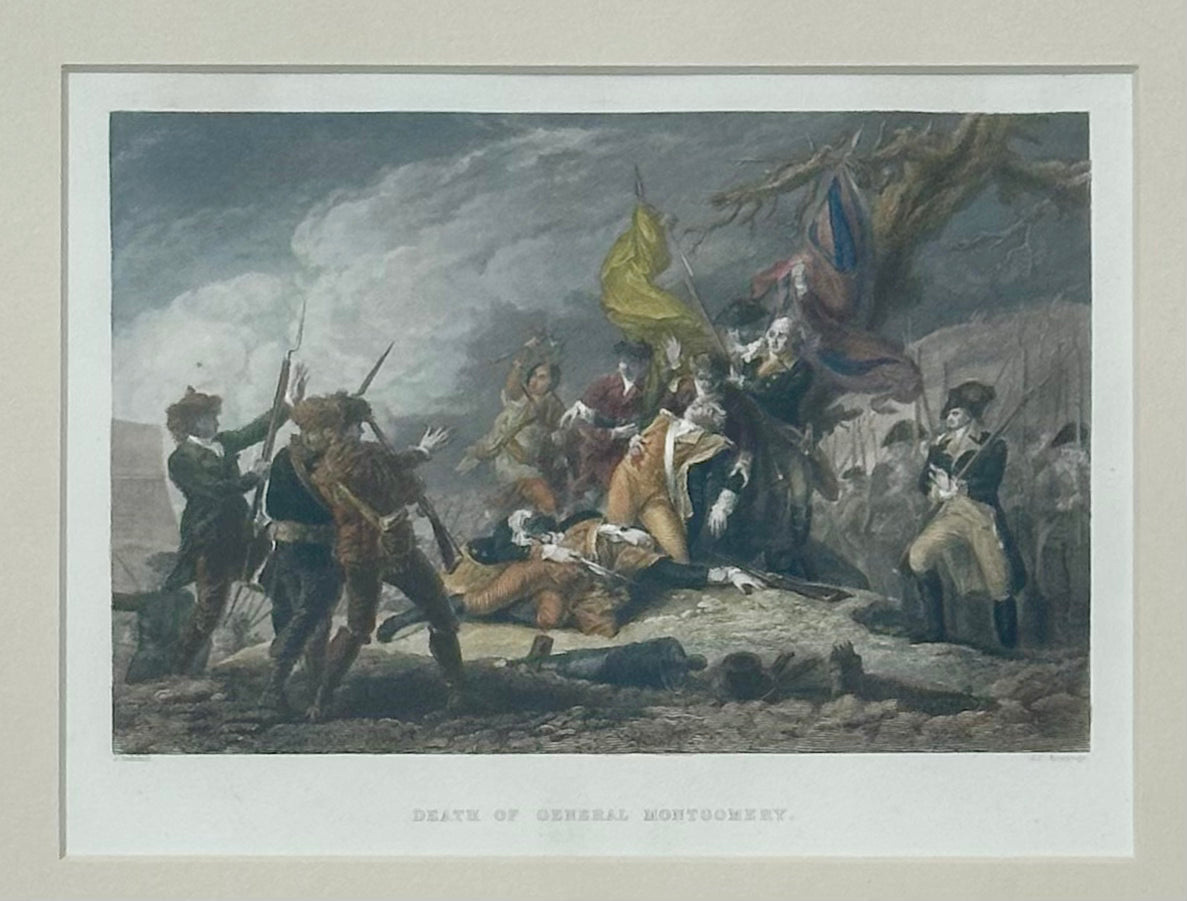 Death of General Montgomery During Revolutionary War, 1854