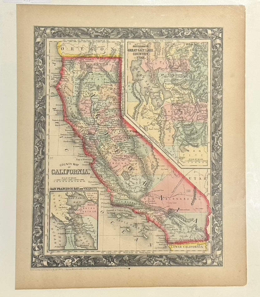 California by Mitchell, 1860