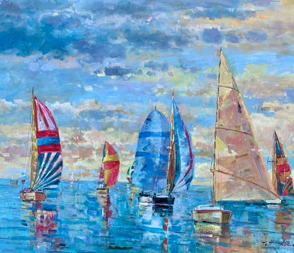 Sailboat Regatta by Matt Thomas