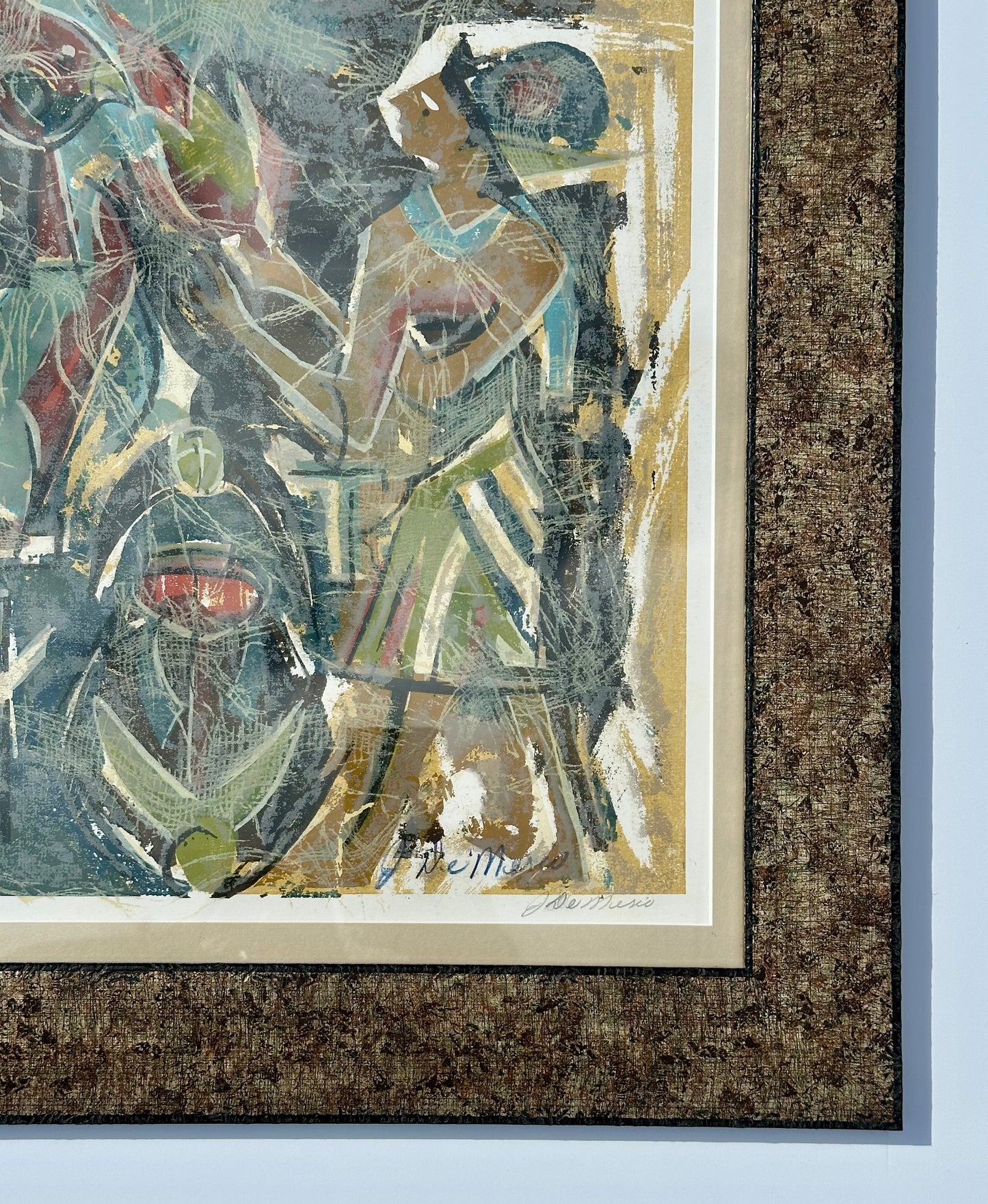 Hodog for a Groom, Lithograph by J. Demerio (Framed)