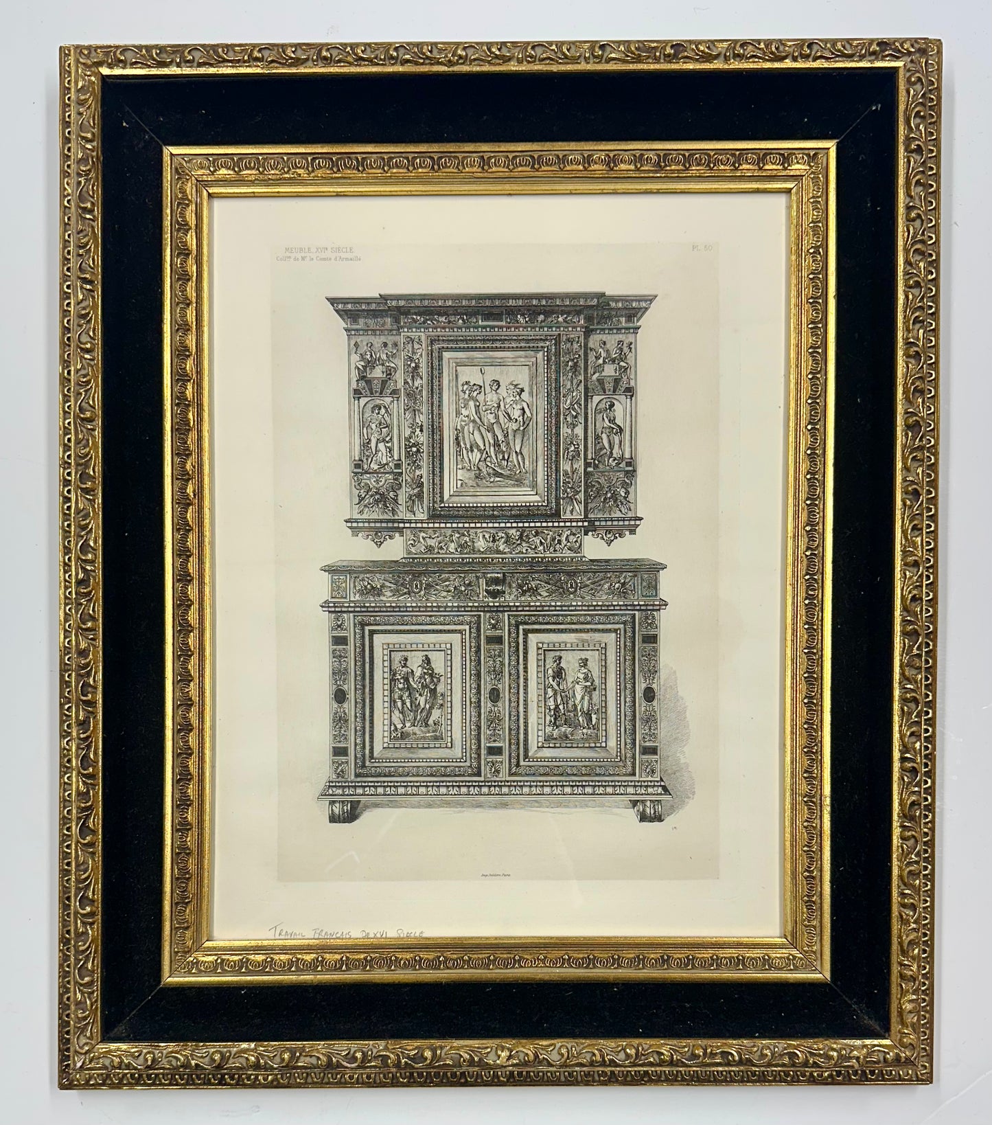 Architectural Traviel: Cabinetry & Furniture Design, 1888 (framed)