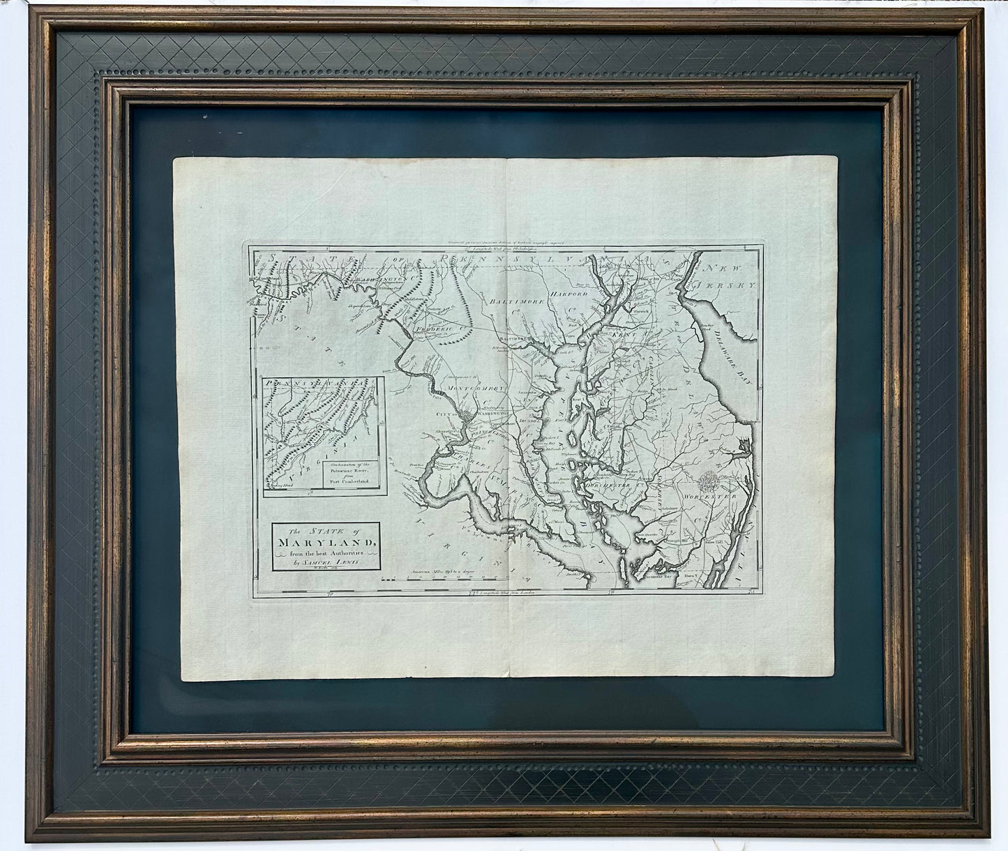 Maryland, 1st edition by Matthew Carey, 1795