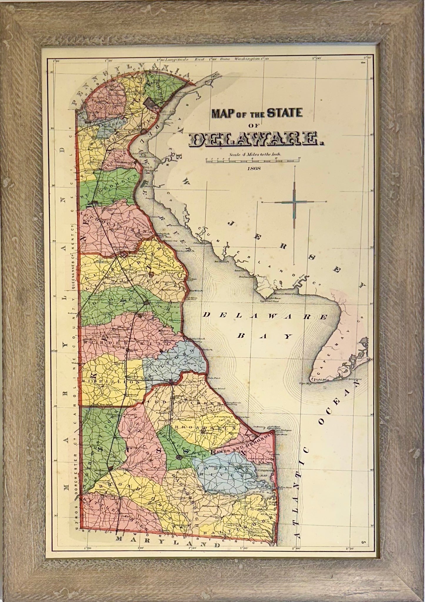 Delaware, after Beers & Pomeroy (framed)