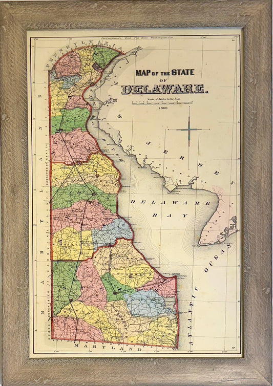 Delaware, after Beers & Pomeroy (framed)