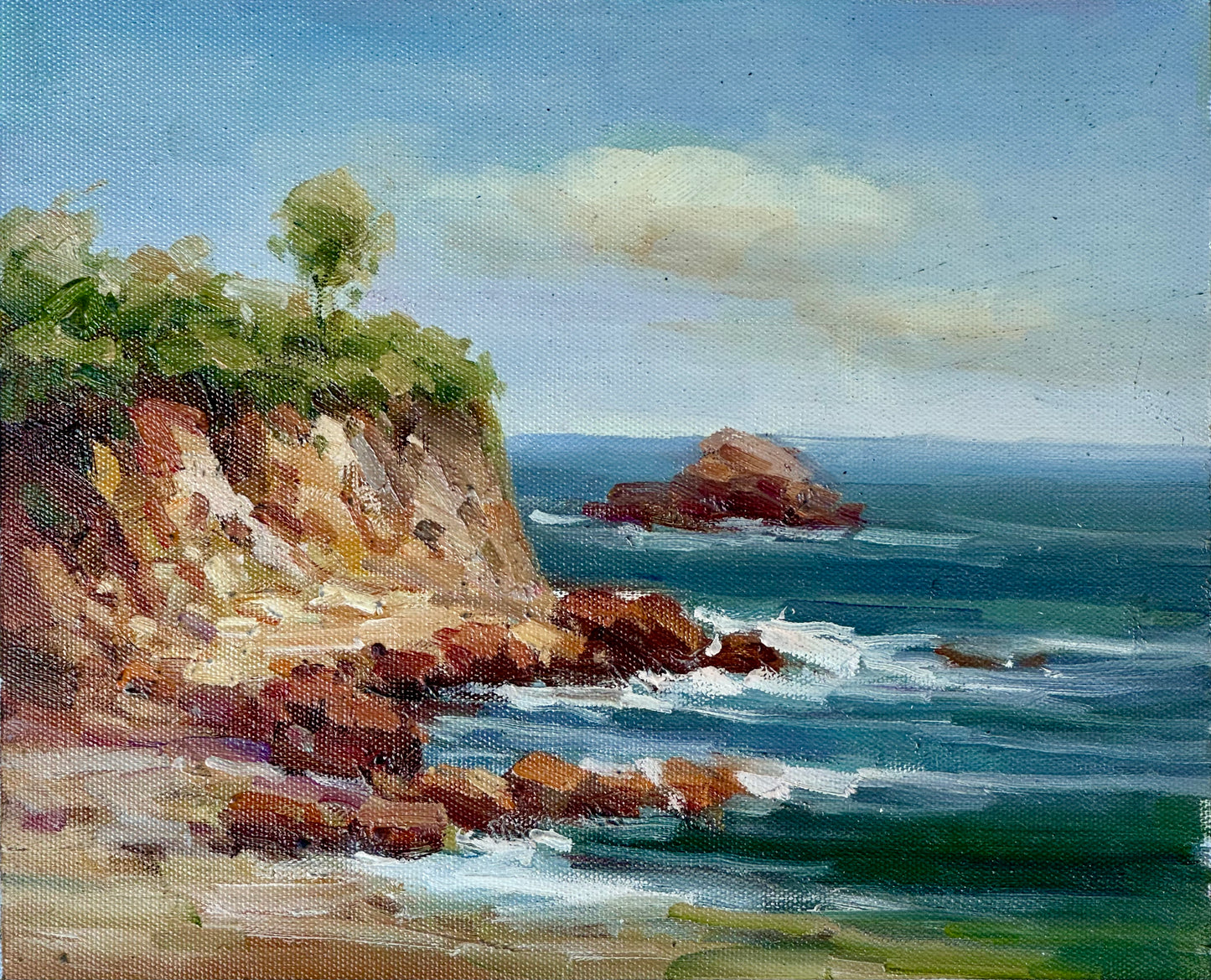 Seaside Cliffs, unframed
