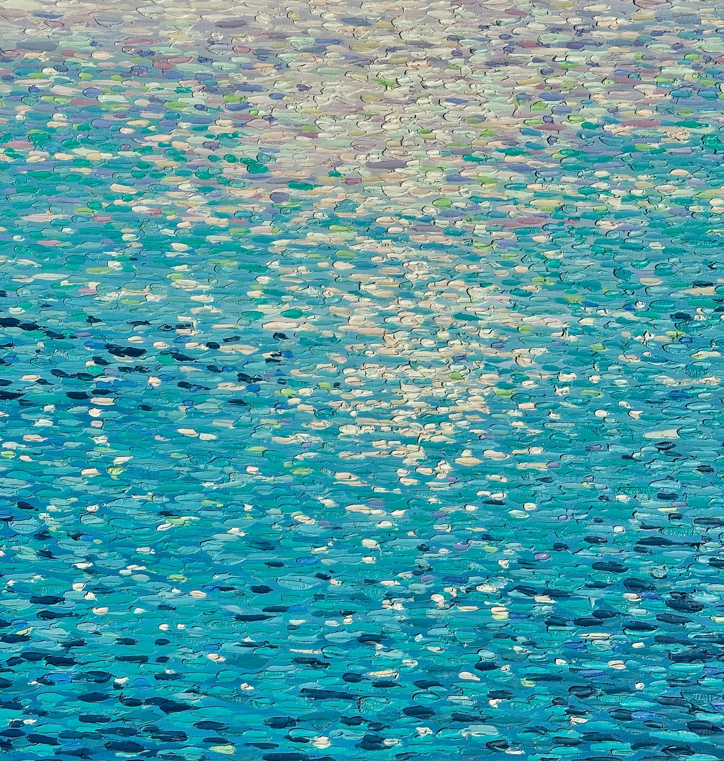 Contemporary Abstract Vibrant Waterscape by Ryan C.