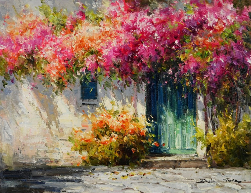 Coastal View Painting by Eric Sam, Unframed