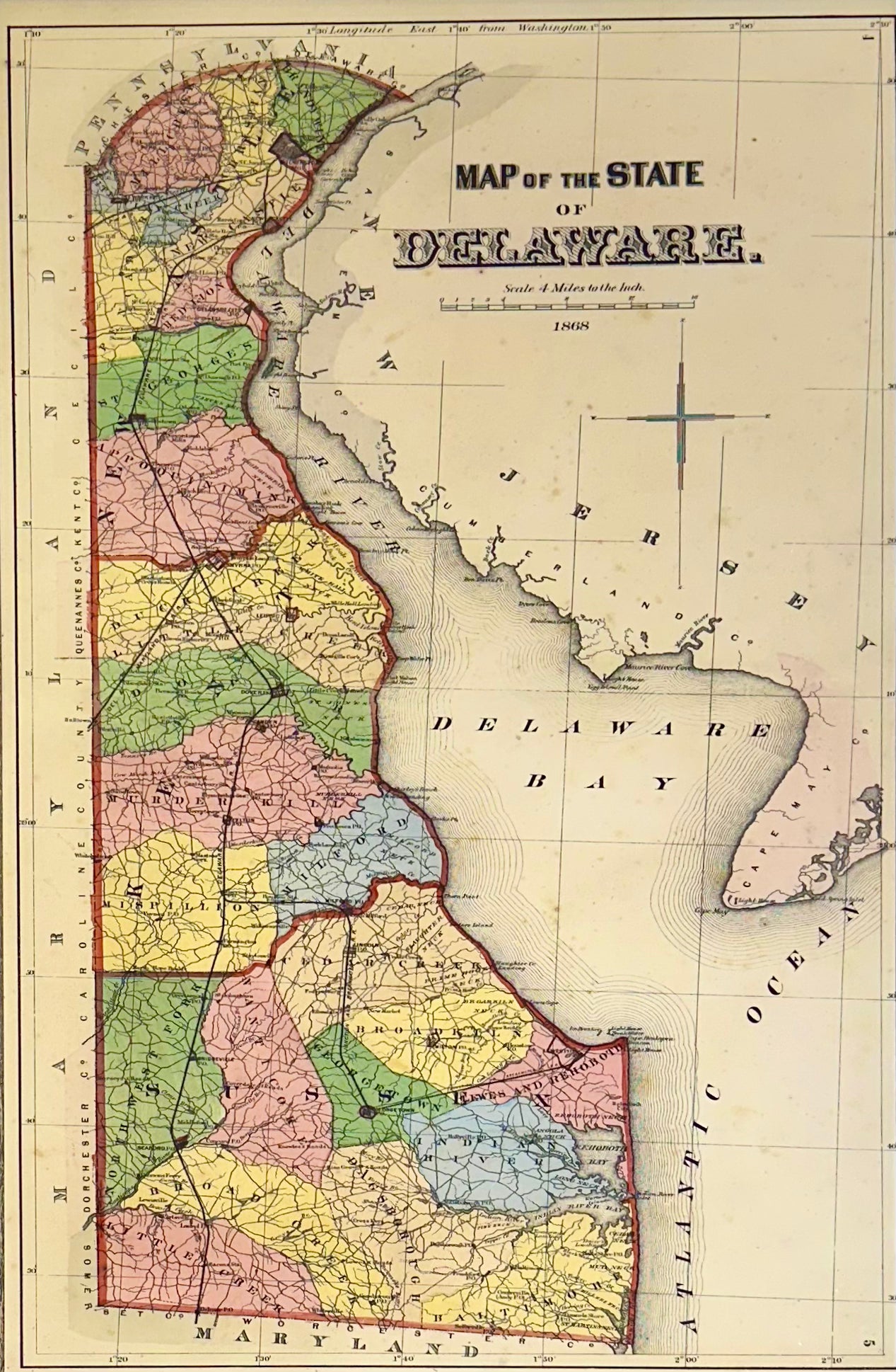 Delaware, after Beers & Pomeroy (framed)