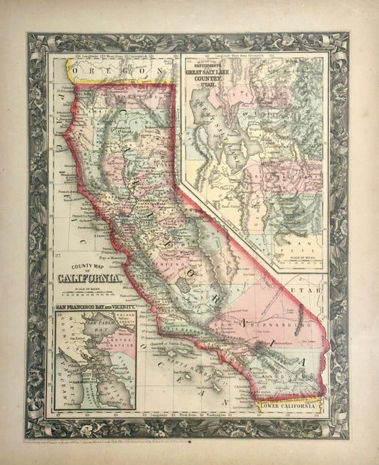 California by Mitchell, 1860