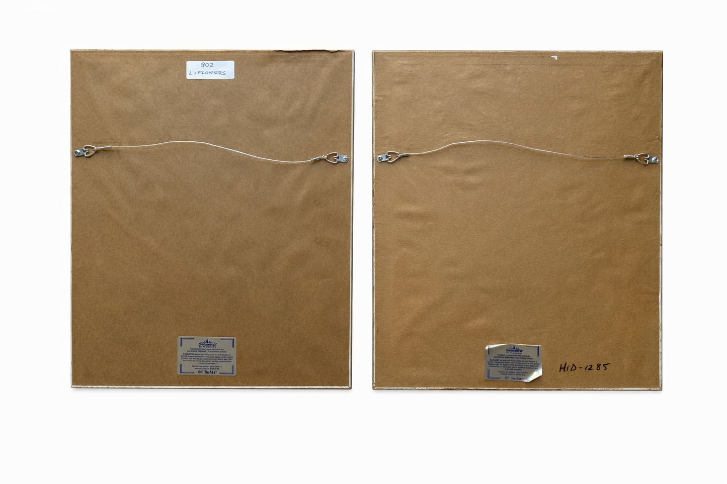 Amaryllis & Fuchsia Botanical Set of 2, Framed (circa 1895)