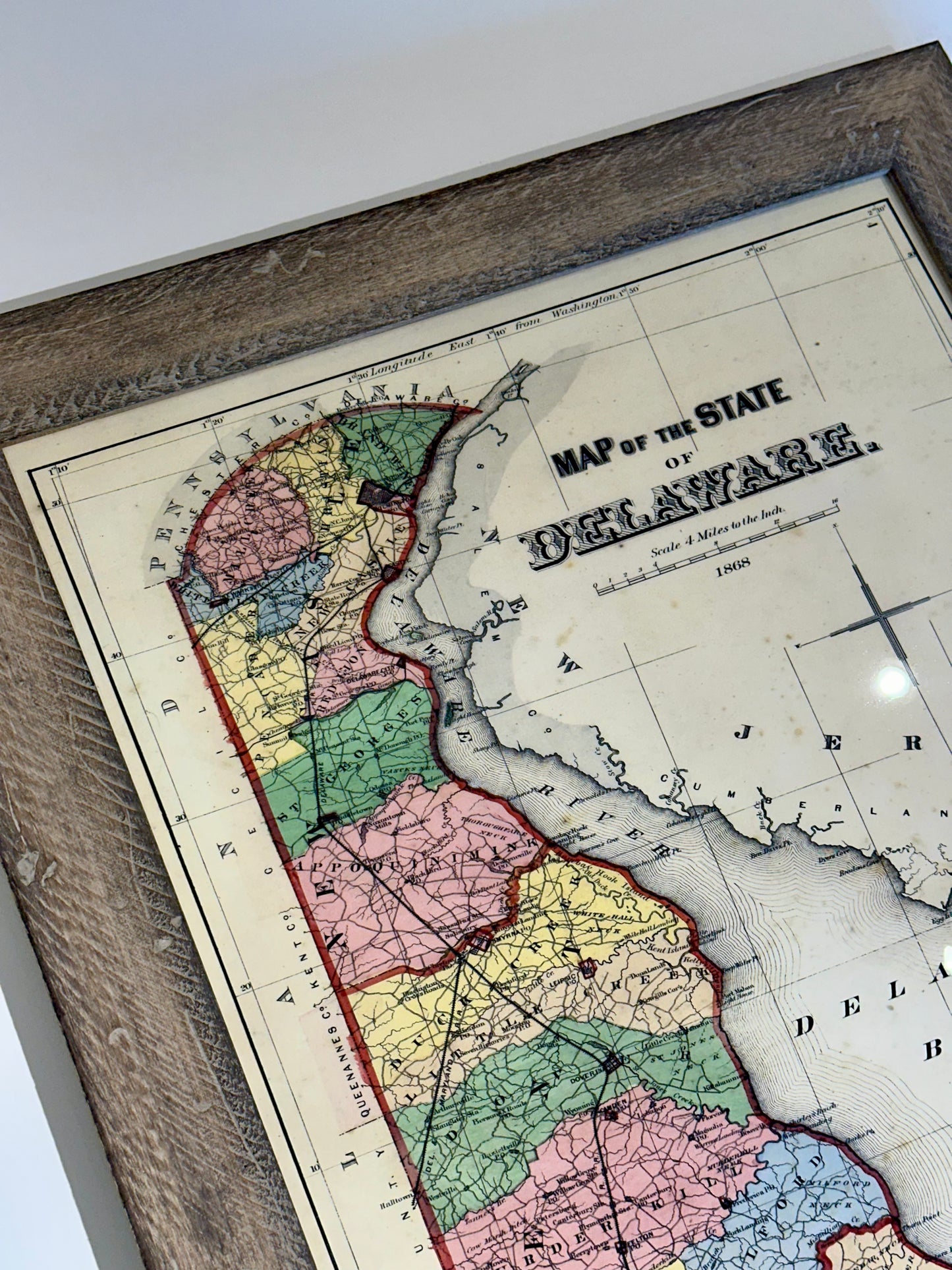 Delaware, after Beers & Pomeroy (framed)