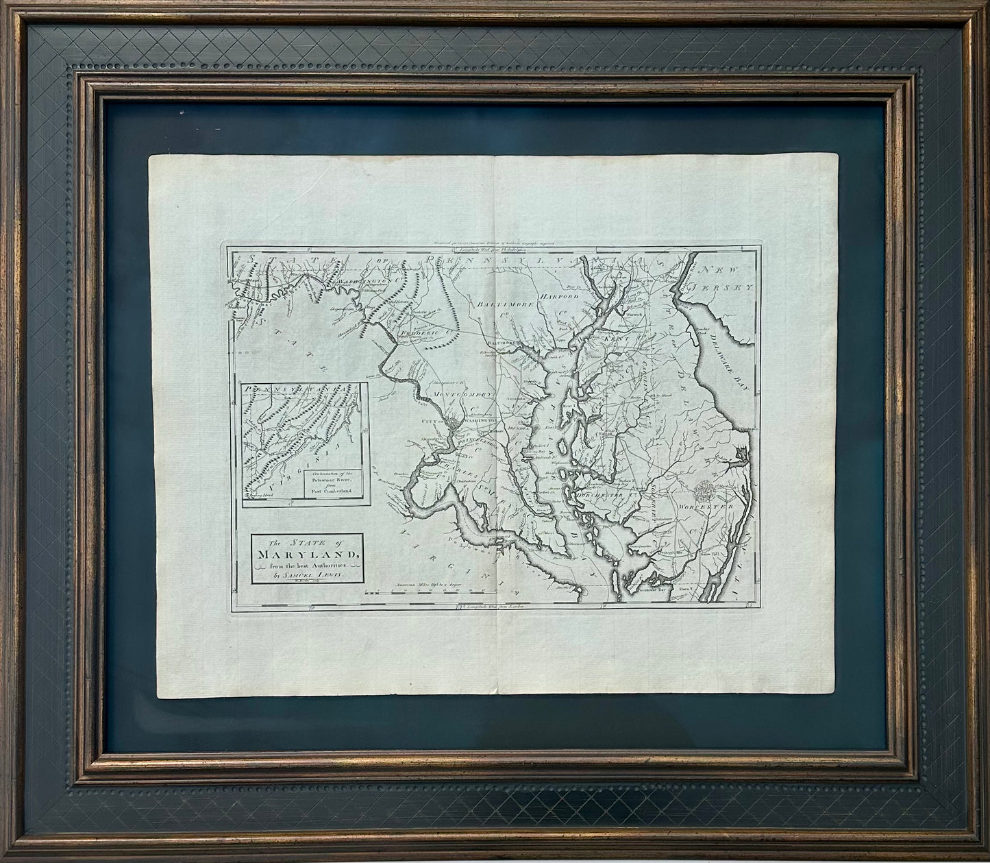 Maryland, 1st edition by Matthew Carey, 1795