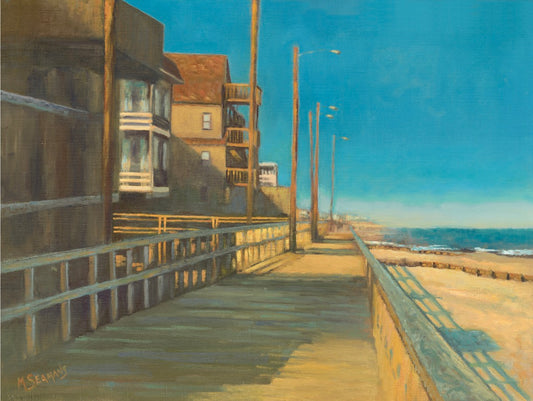 Bethany Beach Boardwalk by Martha Seamans (16 x 20")