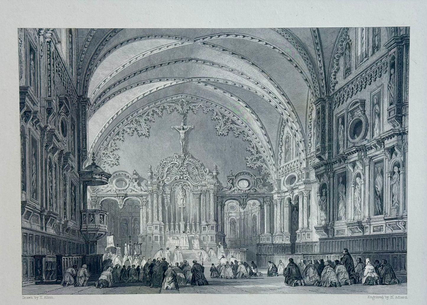 Church of St. Taur (Notre-Dame du Taur) Toulouse, France, 1840