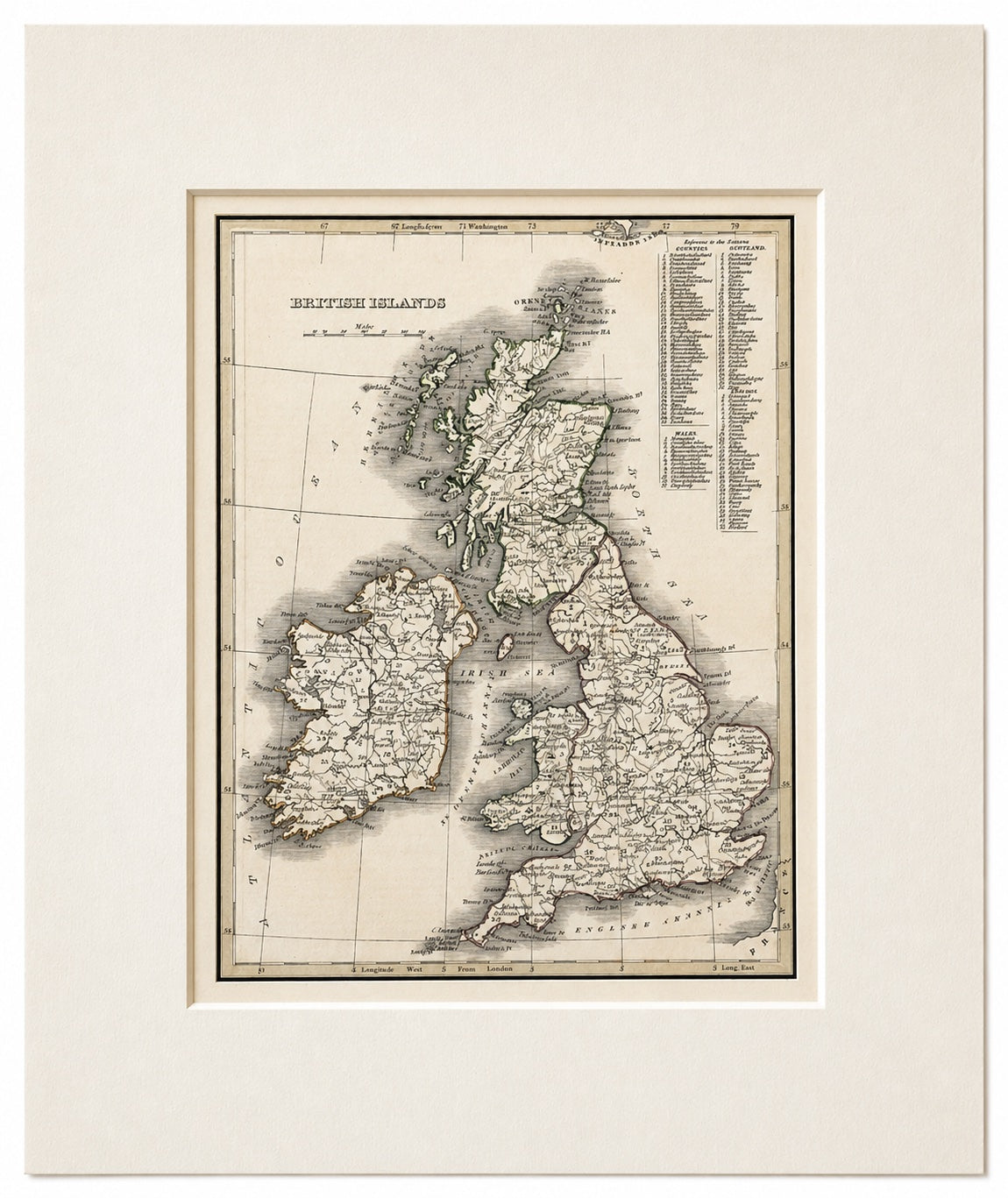 British Islands: England, Scotland, Wales, and Ireland by Bradford, 1835