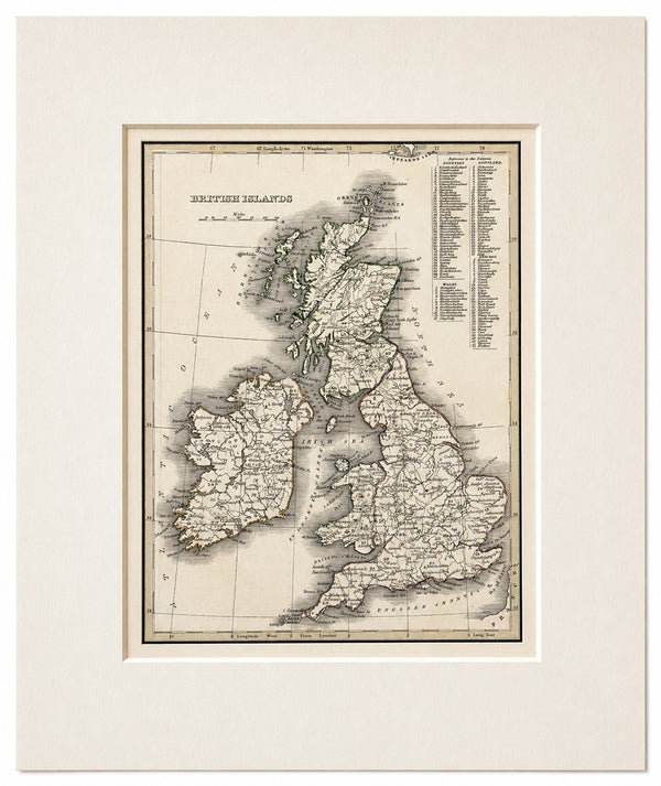 British Islands: England, Scotland, Wales, and Ireland by Bradford, 1835
