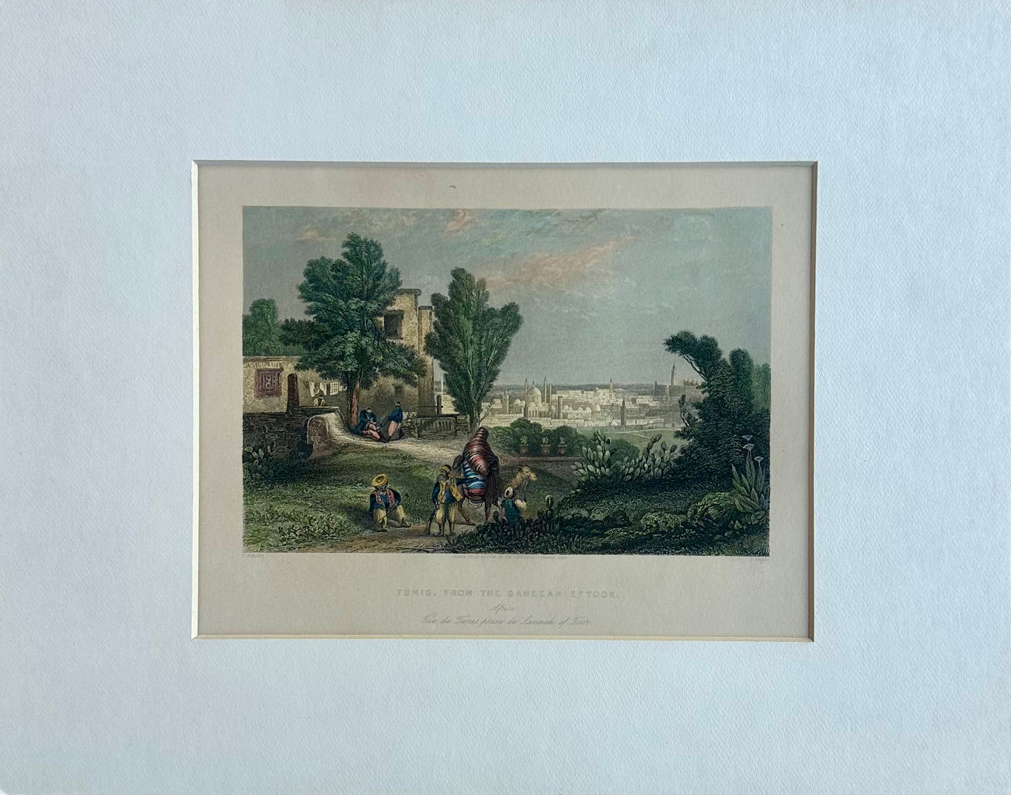 Tunis (Saneeah Eftoor), Africa, Original Print, 1840