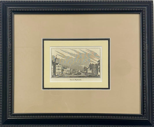 Wytheville, Virginia Original print, 1855 (framed)