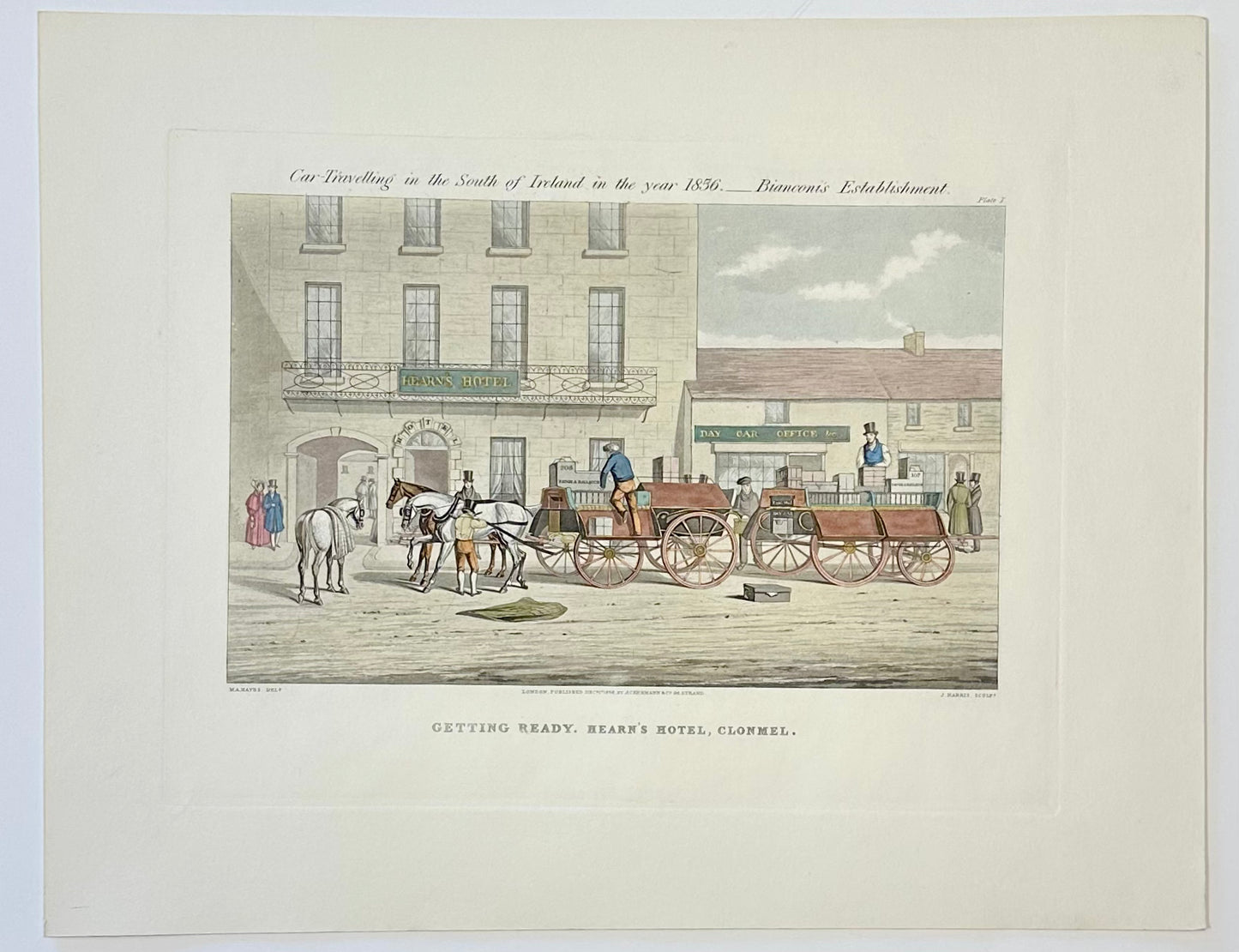 Getting Ready, Hearn’s Hotel, Clonmel, 1856