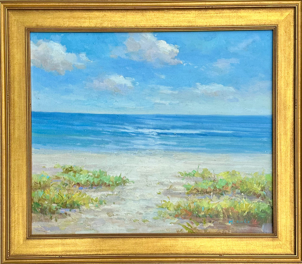 Morning Break, Original Oil on Canvas by H. Cole (Framed)