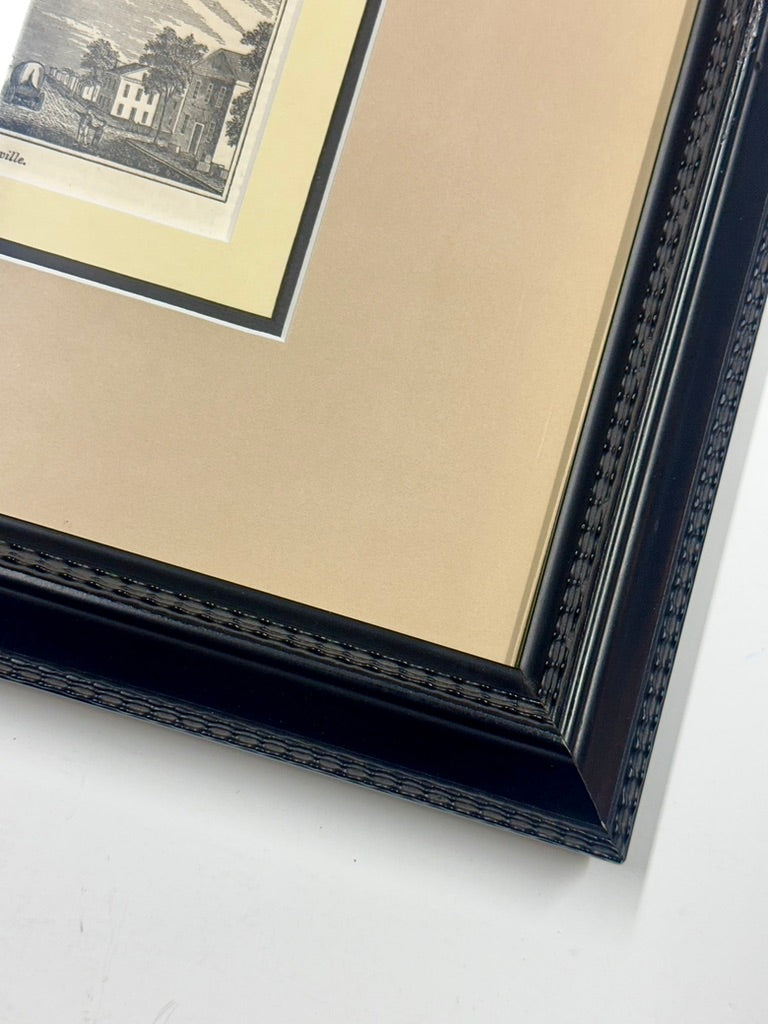 Wytheville, Virginia Original print, 1855 (framed)