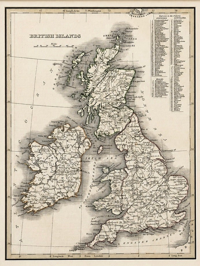 British Islands: England, Scotland, Wales, and Ireland by Bradford, 1835