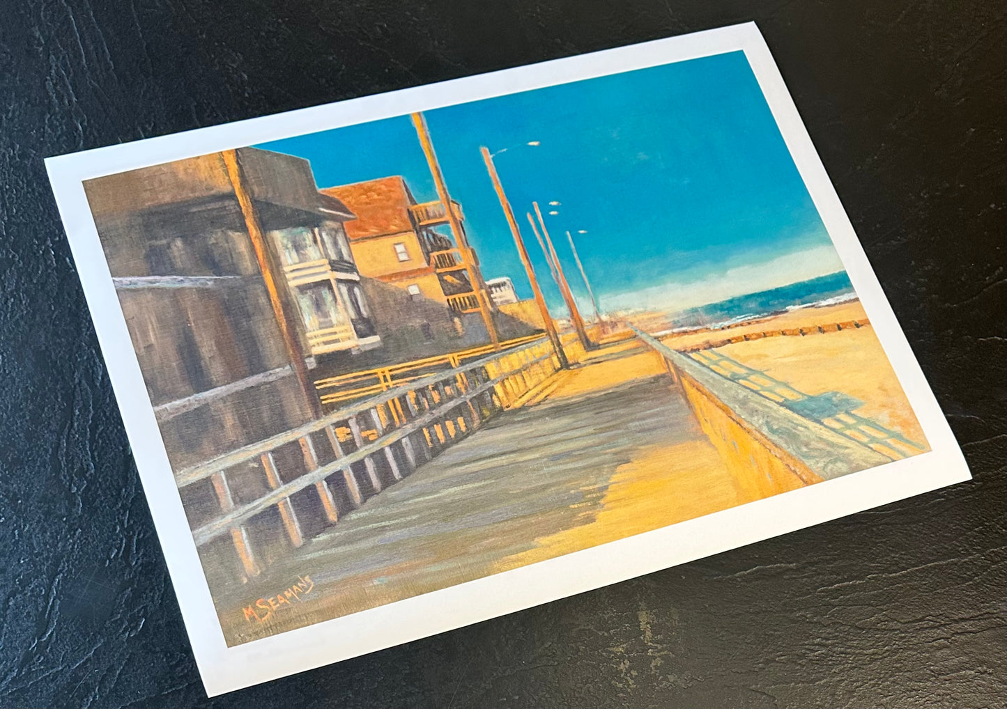 Bethany Beach Boardwalk by Martha Seamans (22 x 36")