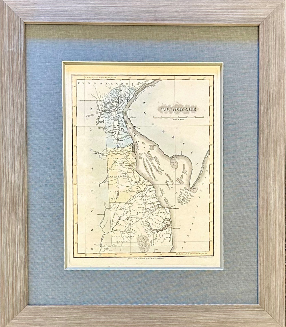 Delaware by Fielding Lucas, 1823