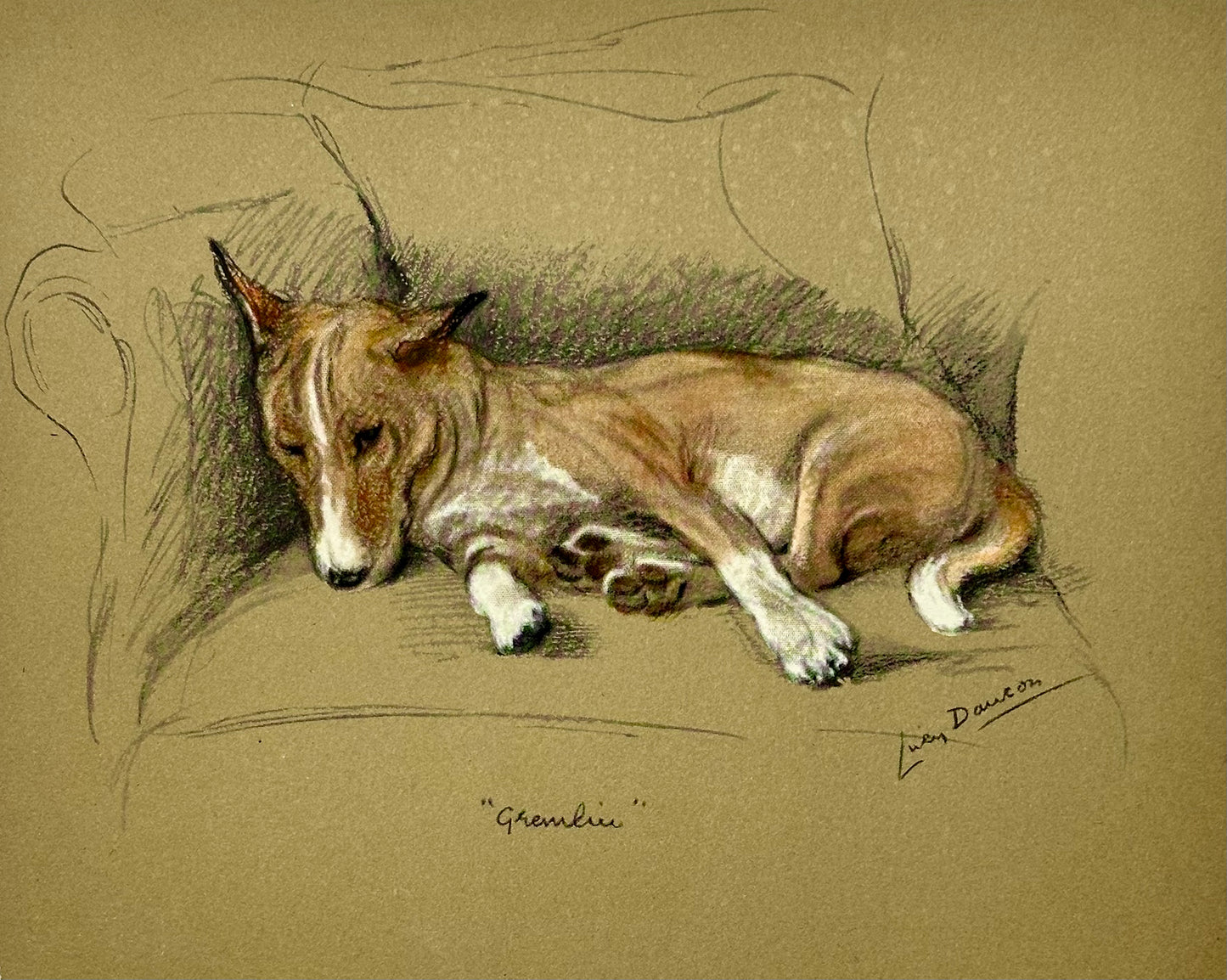 Basenji Dog by Lucy Dawson, 1946