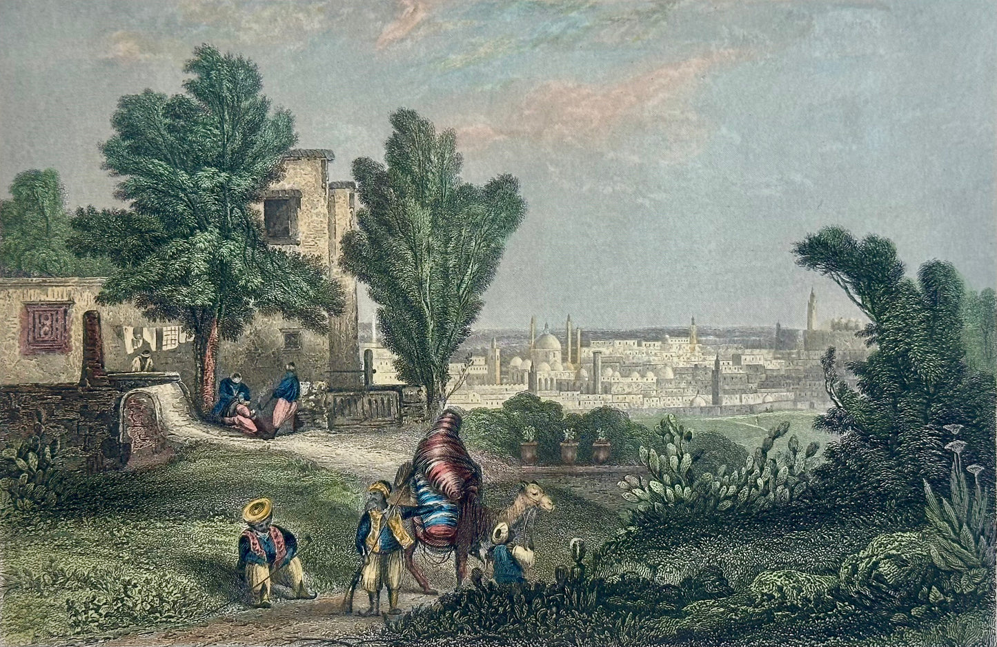 Tunis (Saneeah Eftoor), Africa, Original Print, 1840