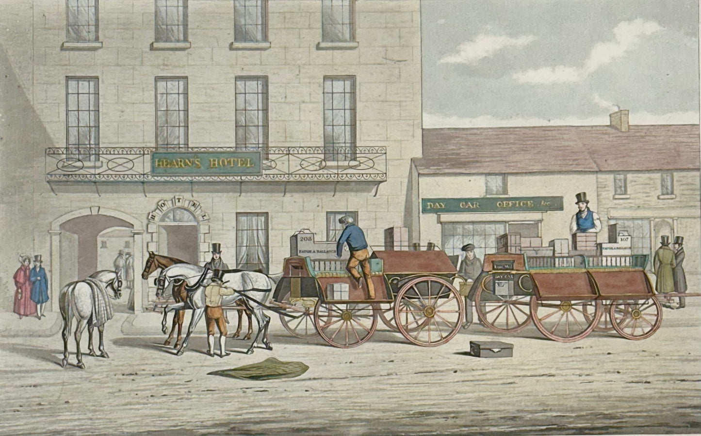 Getting Ready, Hearn’s Hotel, Clonmel, 1856