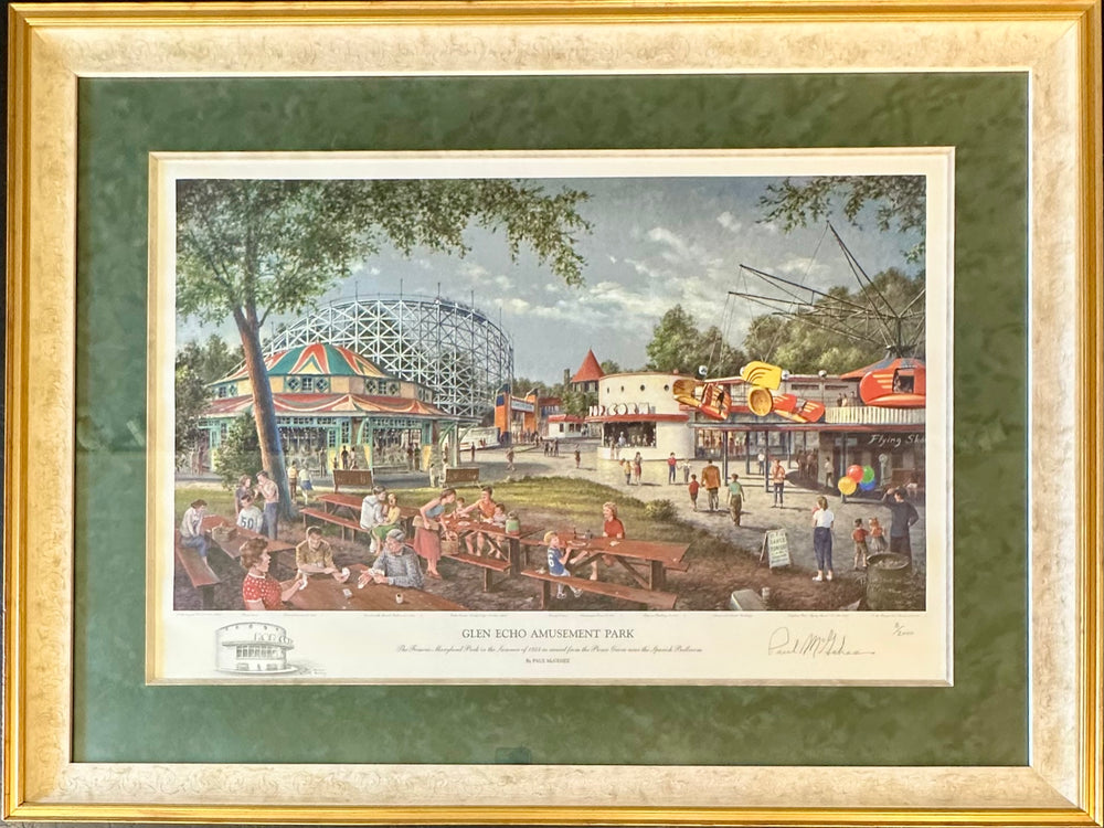 Glen Echo Amusement Park | Signed & Numbered Limited Edition Print by Paul McGehee | Custom Framed