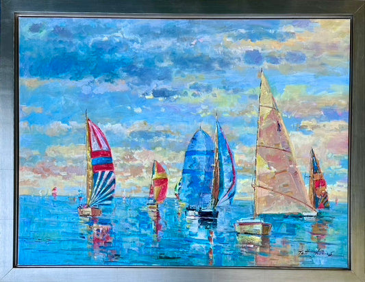 Sailboat Regatta by Matt Thomas