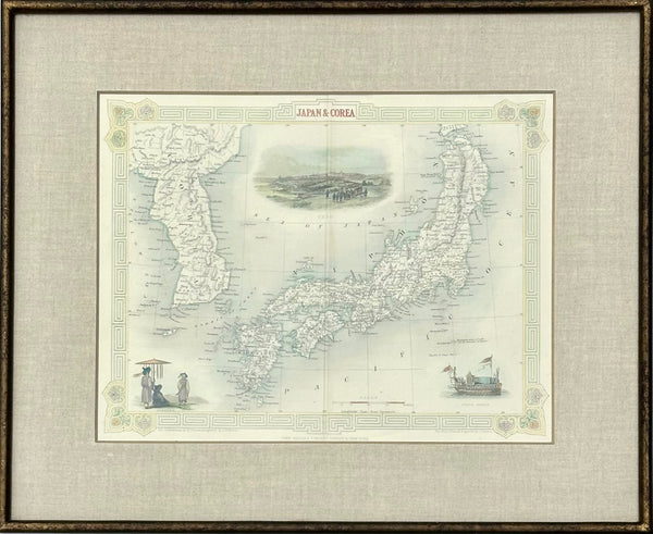 Japan & Korea by Tallis, 1851
