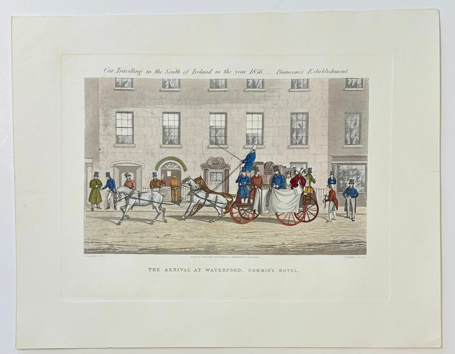 The Arrival at Waterford, Commin’s Hotel, 1856