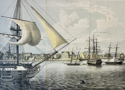 New York City Harbor by George Hayward, 1862
