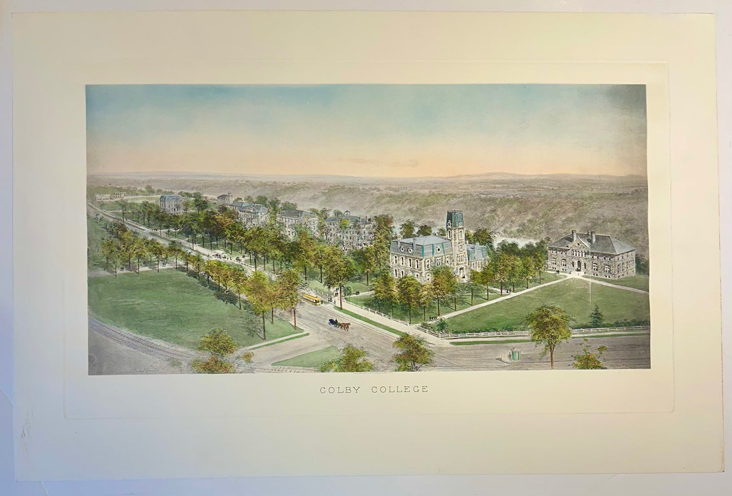 Colby College, Early 20th Century Print