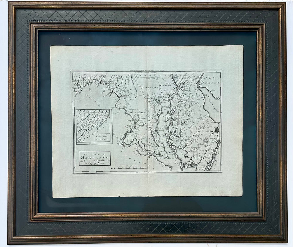 Maryland, 1st edition by Matthew Carey, 1795