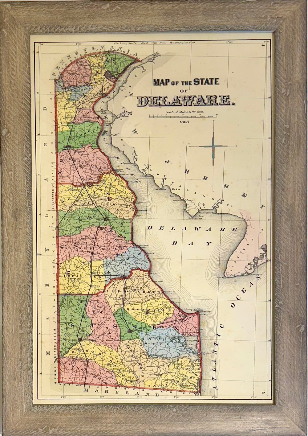 Delaware, after Beers & Pomeroy (framed)