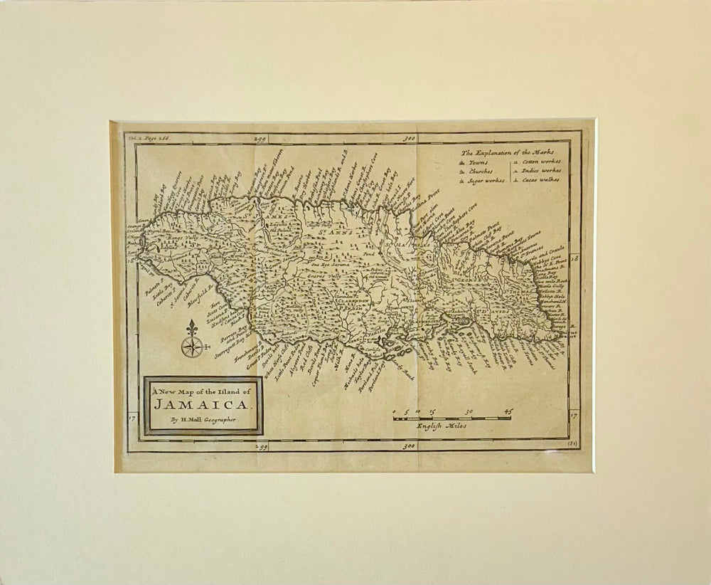 Jamaica by Herman Moll — London, 1716 (Atlas Geographicus)