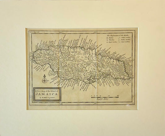 Jamaica by Herman Moll — London, 1716 (Atlas Geographicus)