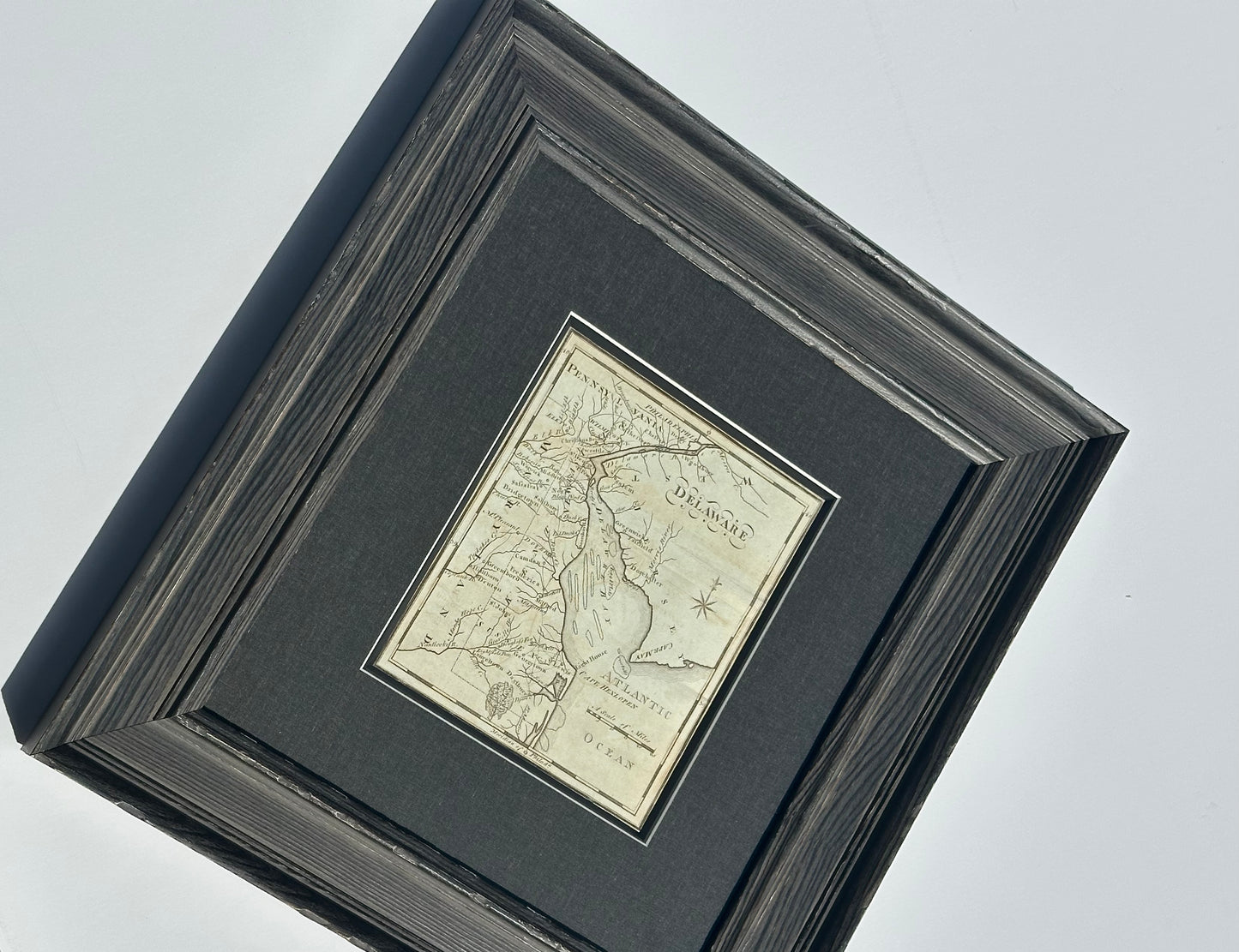 Map of Delaware by Matthew Carey, 1805 (framed)