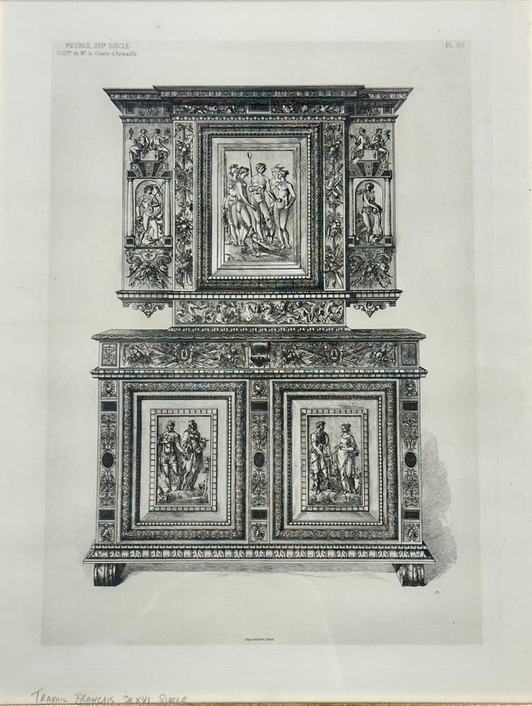 Architectural Traviel: Cabinetry & Furniture Design, 1888 (framed)