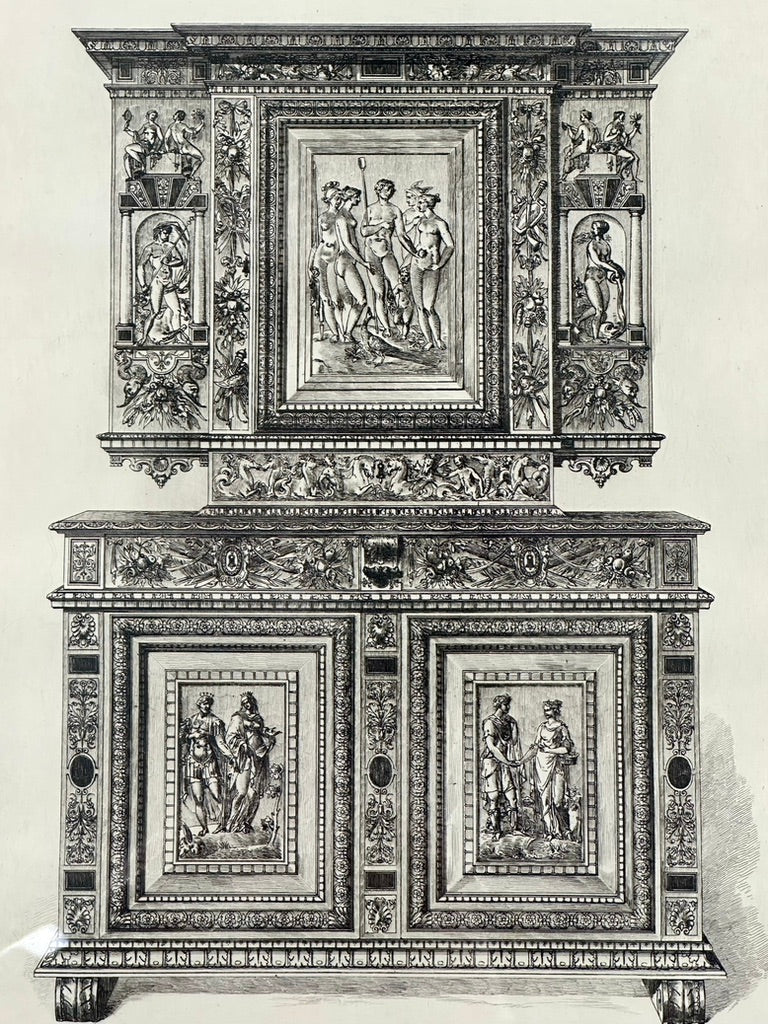 Architectural Traviel: Cabinetry & Furniture Design, 1888 (framed)