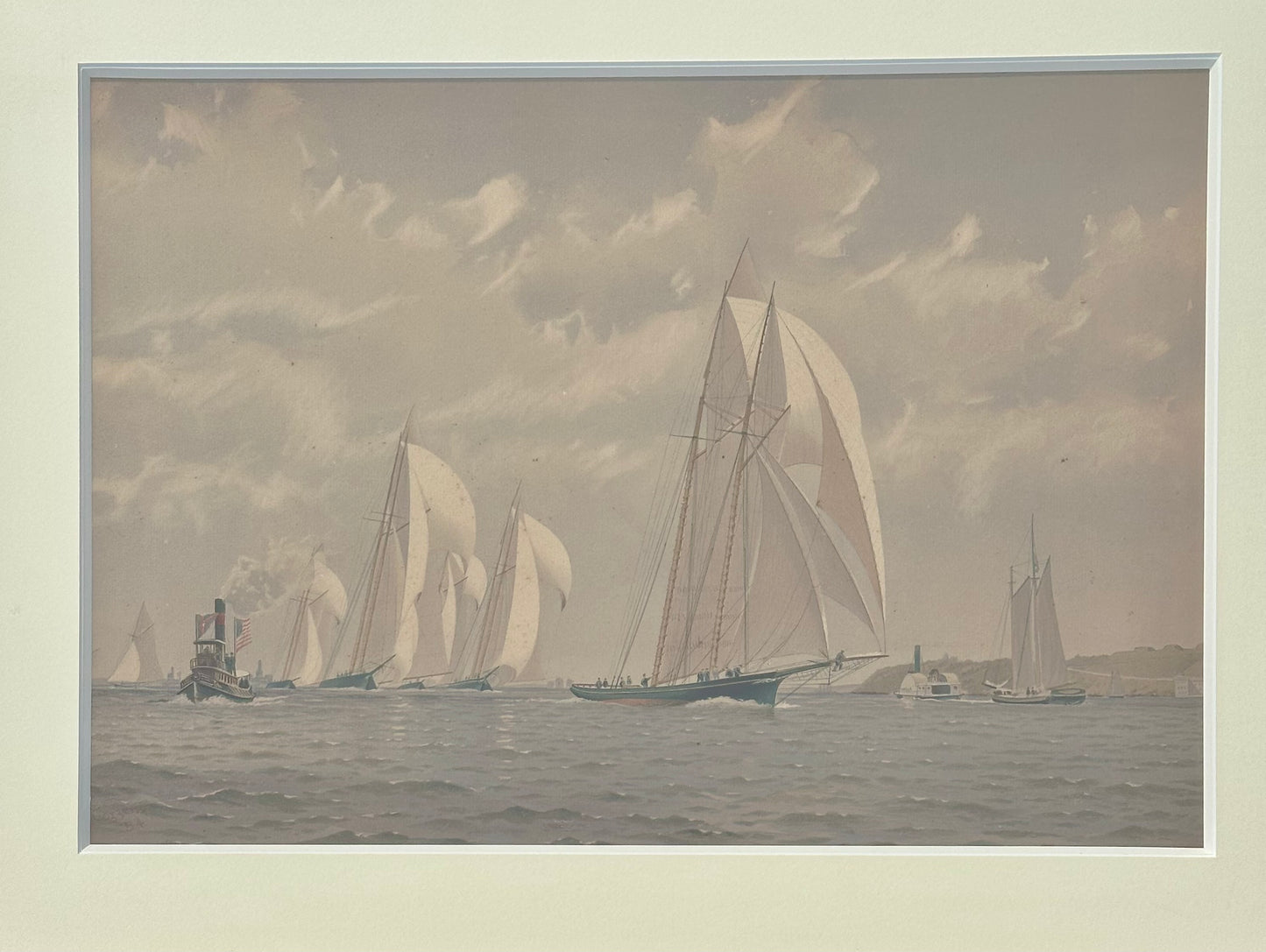 The Finish Off Staten Island by Frederic S. Cozzens, 1884